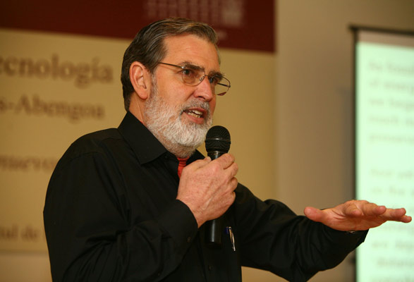 Richard B. Norgaard giving a talk