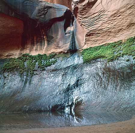 Cathdral in the Desert Waterfall