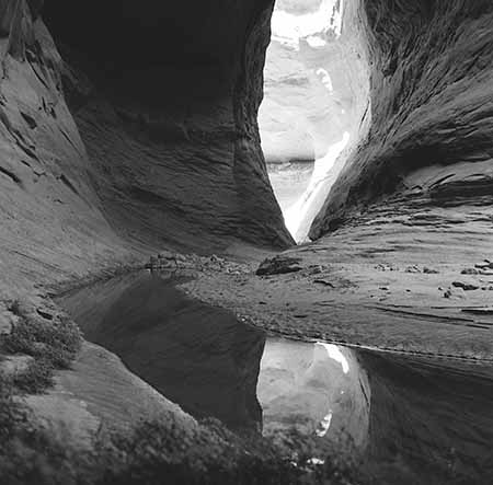 Cathedral Canyon w reflection
