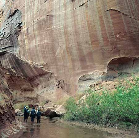 Moqui Canyon Tapestry w people