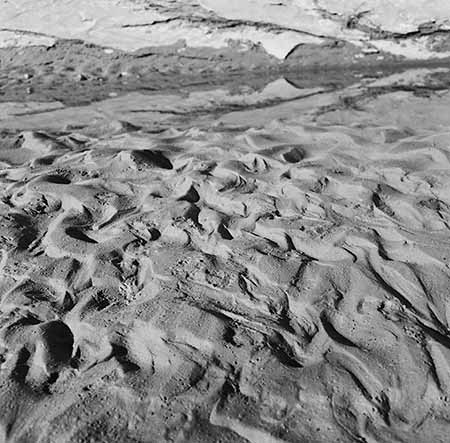 Moqui Canyon wet sand creekbed