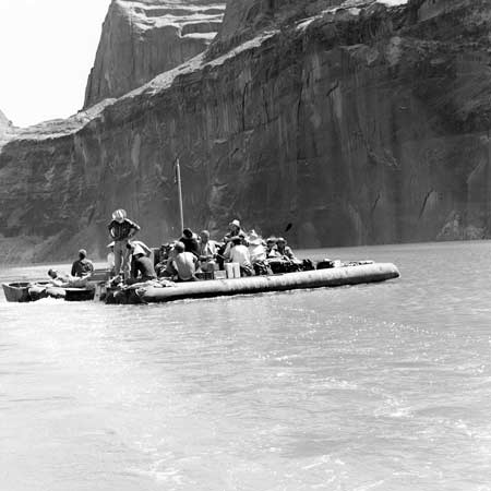 ARTA raft on Lake Powell