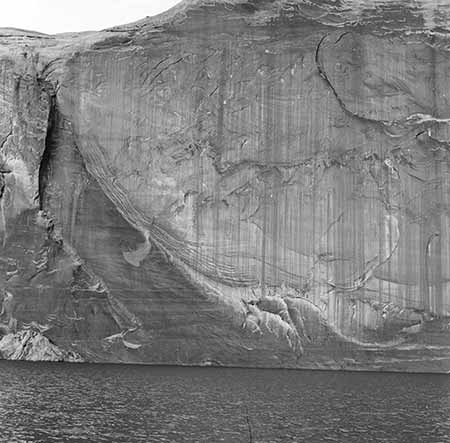 Cliff above Lake Canyon