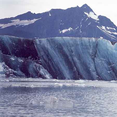Face of Alsek Glacier