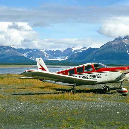 Lynn Bennet was our pilot. We left our oars, frame, and dry boxes with the fisherman at Dry Bay, carried out our raft and personal gear.