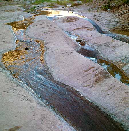 Bridge Creek channels in sandstone
